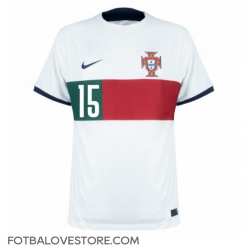 Portugalsko Rafael Leao #15 Venkovní Dres MS 2022 Krátkým Rukávem